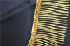 Authentic HERMES Carre 90 Scarf "Poste et Cavalerie" Silk Black J8720