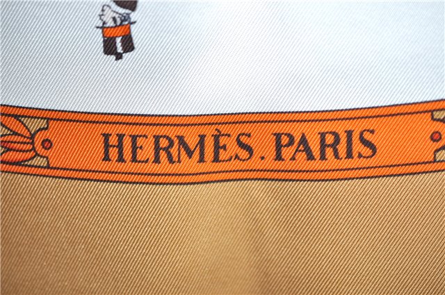 Auth HERMES Carre 90 Scarf 