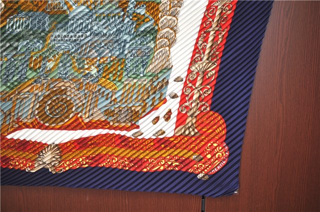 Authentic HERMES Pleats Scarf 