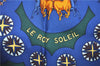 Authentic HERMES Carre 90 Scarf "LE ROY SOLEIL" Silk Green Navy J8735