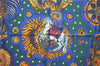 Authentic HERMES Carre 90 Scarf "LE ROY SOLEIL" Silk Green Navy J8735