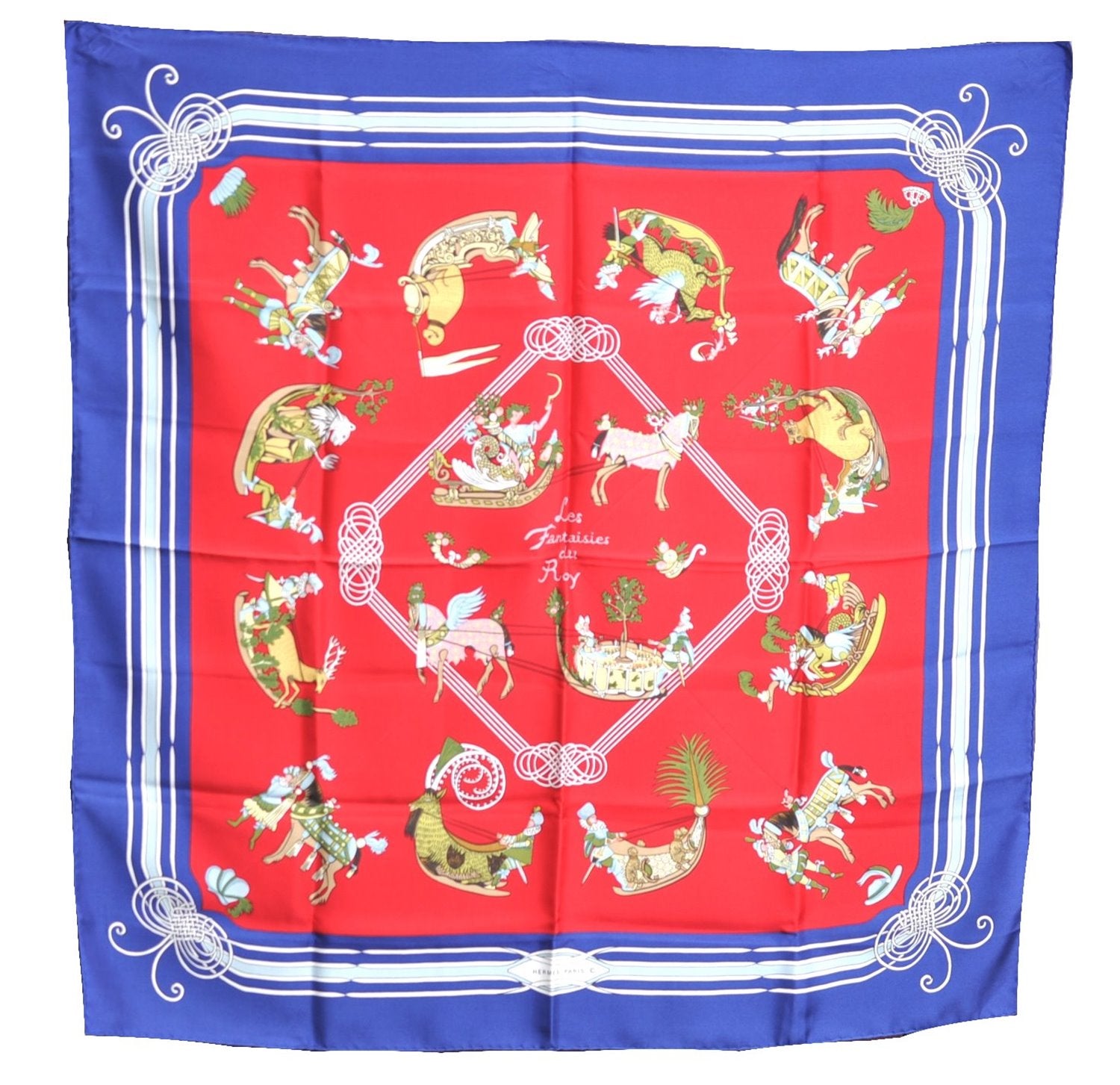 Authentic HERMES Carre 90 Scarf 