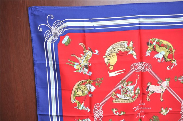 Authentic HERMES Carre 90 Scarf 