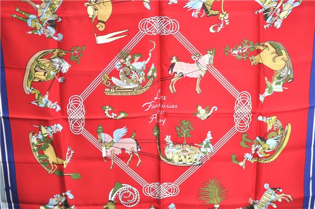 Authentic HERMES Carre 90 Scarf 