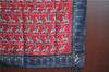 Authentic HERMES Carre 90 Scarf "LES ARTIFICIERS" Silk Gray Red J8740