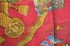 Authentic HERMES Carre 90 Scarf "LES TAMBOURS" Silk Blue J8752