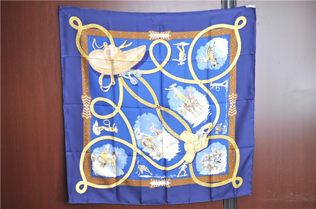 Authentic HERMES Carre 90 Scarf 