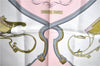 Authentic HERMES Carre 90 Scarf "SPRINGS" Silk Pink J8758