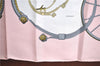 Authentic HERMES Carre 90 Scarf "SPRINGS" Silk Pink J8758