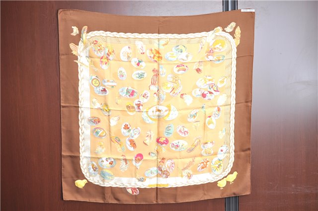 Authentic HERMES Carre 90 Scarf 