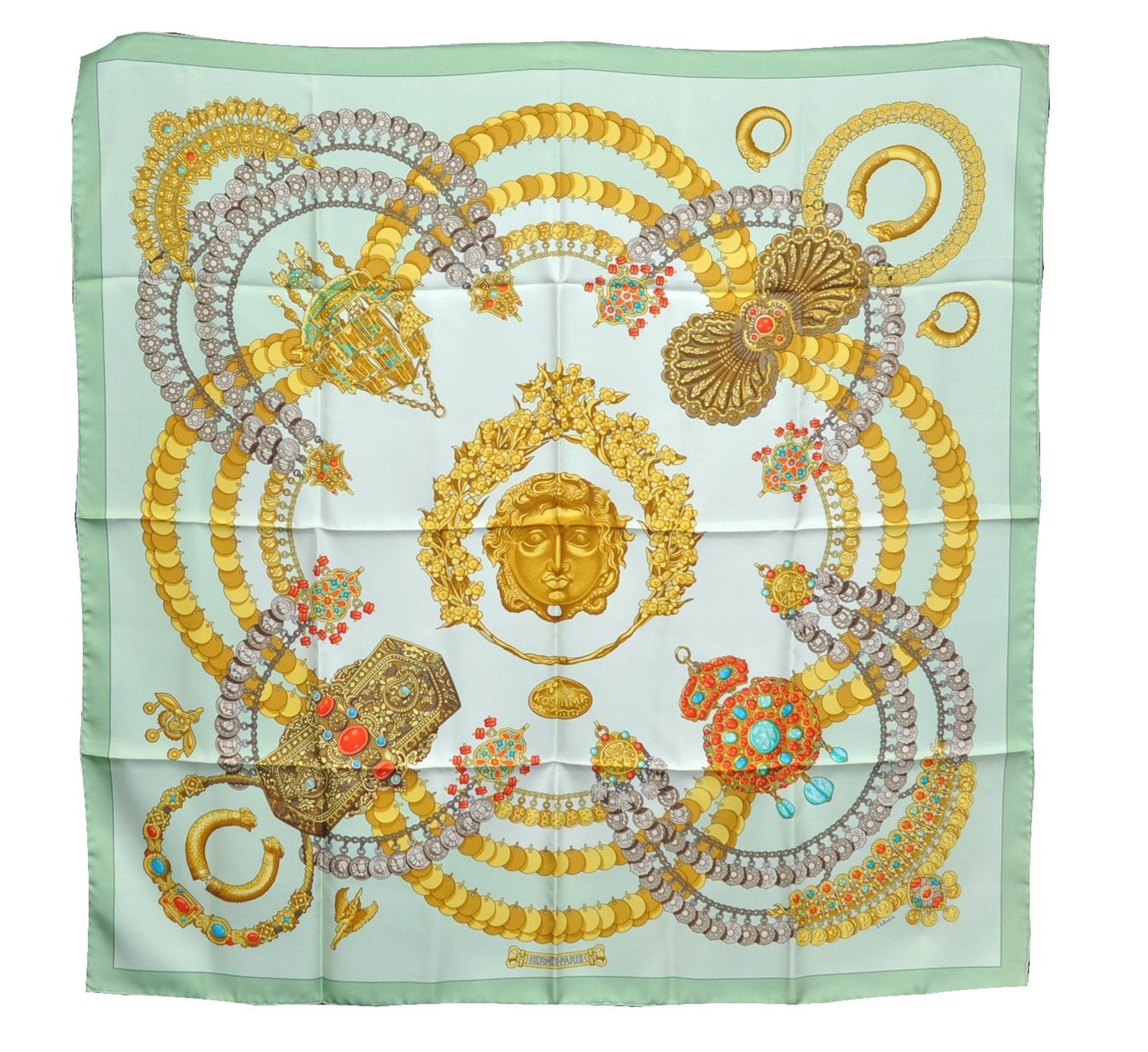 Authentic HERMES Carre 90 Scarf 