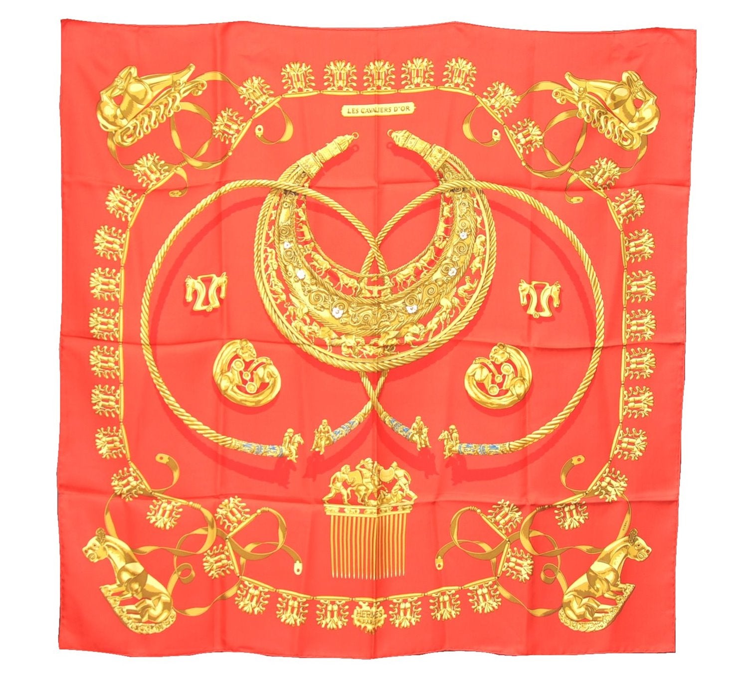 Authentic HERMES Carre 90 Scarf 