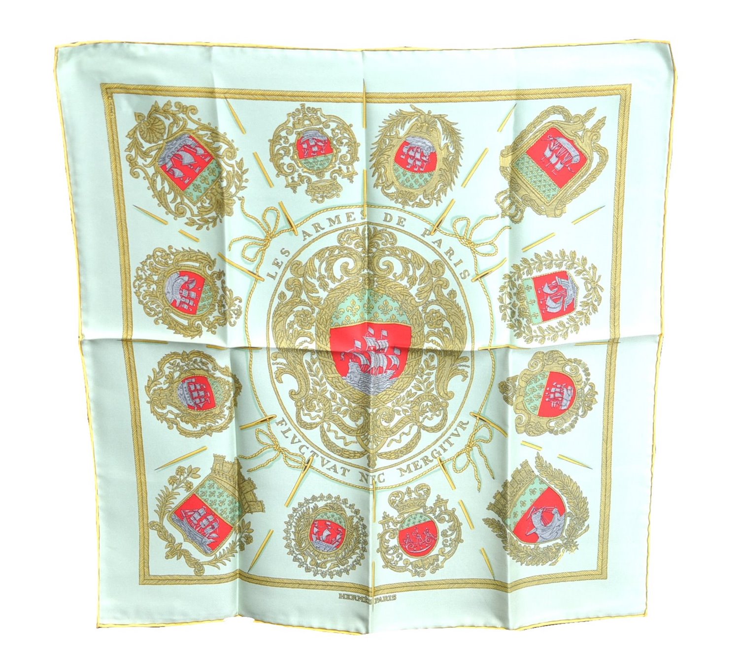 HERMES Petit Carre 40 Scarf Handkerchief 