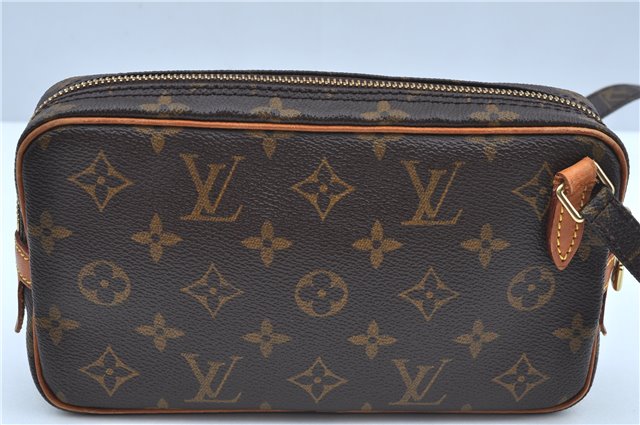 Auth Louis Vuitton Monogram Marly Bandouliere Shoulder Cross Bag M51828 LV J8806