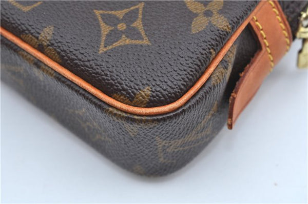 Auth Louis Vuitton Monogram Marly Bandouliere Shoulder Cross Bag M51828 LV J8806