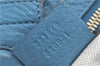 Authentic GUCCI Bamboo 2way Hand Shoulder Bag Purse Leather 323660 Blue J8808