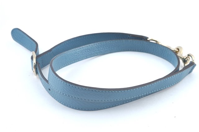 Authentic GUCCI Bamboo 2way Hand Shoulder Bag Purse Leather 323660 Blue J8808