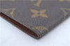 Authentic Louis Vuitton Monogram Pocket Diary Note Cover M56340 LV J8813
