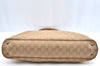 Authentic GUCCI Shoulder Tote Bag Purse GG Canvas Leather 113016 Beige J8833