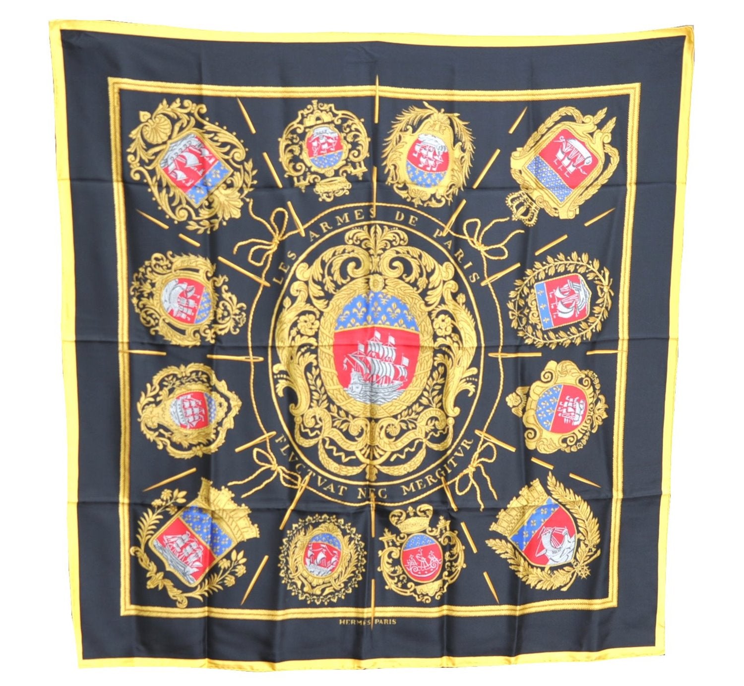 Authentic HERMES Carre 90 Scarf 