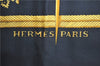 Authentic HERMES Carre 90 Scarf "LES ARMES DE PARIS" Silk Yellow J8851