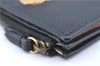 Authentic GUCCI GG Marmont Double G Bifold Wallet Leather 524300 Black J8858