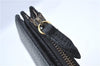 Authentic GUCCI GG Marmont Double G Bifold Wallet Leather 524300 Black J8858