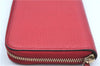 Authentic GUCCI Interlocking G Long Wallet Purse Leather 449347 Red J8860