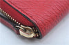 Authentic GUCCI Interlocking G Long Wallet Purse Leather 449347 Red J8860