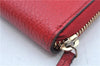 Authentic GUCCI Interlocking G Long Wallet Purse Leather 449347 Red J8860