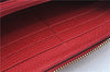 Authentic GUCCI Interlocking G Long Wallet Purse Leather 449347 Red J8860