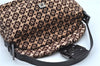 Authentic FENDI Mamma Baguette Shoulder Hand Bag Unborn Calf Leather Brown J8884