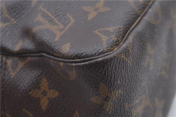 Auth Louis Vuitton Monogram Trousse Toilette 28 Clutch Hand Bag M47522 LV J8895