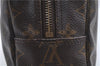 Auth Louis Vuitton Monogram Trousse Toilette 28 Clutch Hand Bag M47522 LV J8895