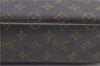 Auth Louis Vuitton Monogram Trousse Toilette 28 Clutch Hand Bag M47522 LV J8895