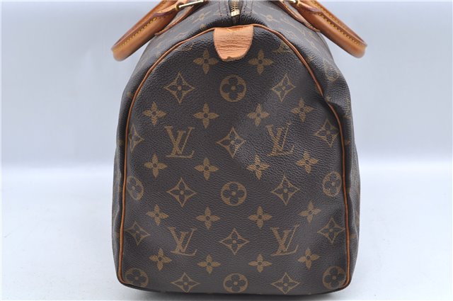 Authentic Louis Vuitton Monogram Speedy 35 Hand Boston Bag M41524 LV J8899