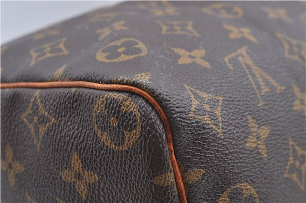 Authentic Louis Vuitton Monogram Speedy 35 Hand Boston Bag M41524 LV J8899