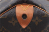 Authentic Louis Vuitton Monogram Speedy 35 Hand Boston Bag M41524 LV J8899