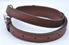 Authentic Louis Vuitton Leather Shoulder Strap Brown LV J8909