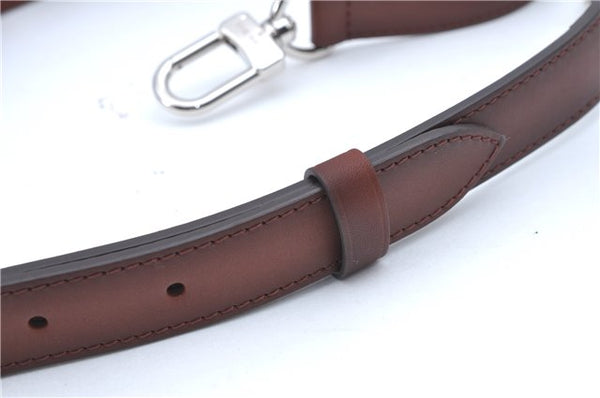 Authentic Louis Vuitton Leather Shoulder Strap Brown LV J8909