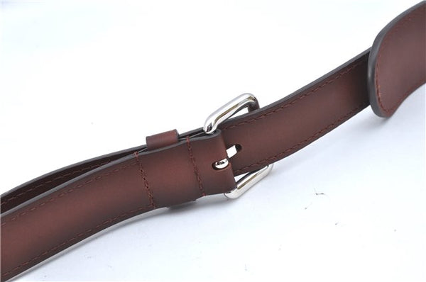 Authentic Louis Vuitton Leather Shoulder Strap Brown LV J8909