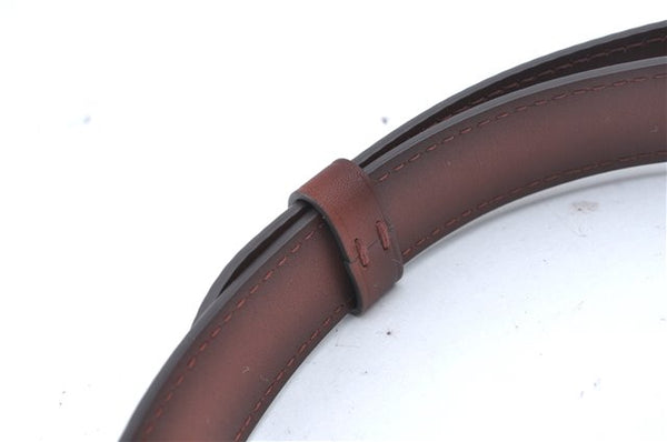 Authentic Louis Vuitton Leather Shoulder Strap Brown LV J8909