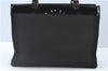Authentic GUCCI Shoulder Tote Bag Nylon Enamel 0021039 Black J8912