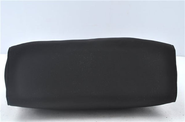 Authentic GUCCI Shoulder Tote Bag Nylon Enamel 0021039 Black J8912