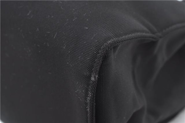 Authentic GUCCI Shoulder Tote Bag Nylon Enamel 0021039 Black J8912