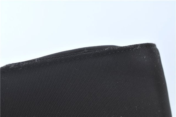 Authentic GUCCI Shoulder Tote Bag Nylon Enamel 0021039 Black J8912