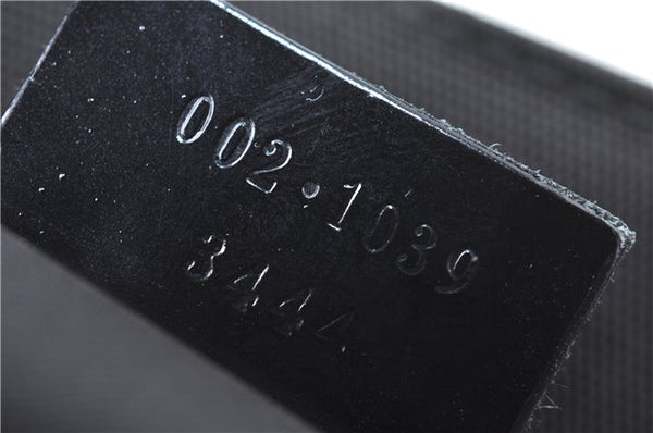 Authentic GUCCI Shoulder Tote Bag Nylon Enamel 0021039 Black J8912