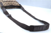 Authentic GUCCI Shoulder Cross Body Bag Purse GG Canvas Leather Brown J8914