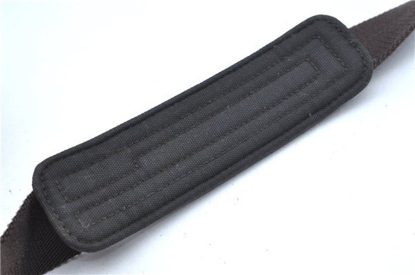 Authentic GUCCI Shoulder Cross Body Bag Purse GG Canvas Leather Brown J8914