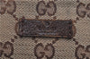 Authentic GUCCI Shoulder Cross Body Bag Purse GG Canvas Leather Brown J8914